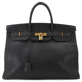 Hermès Borsa Hermes Birkin 40 Nero