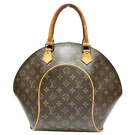 Bolso Louis Vuitton Ellipse MM Castaño Otro Monograma