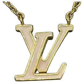Collar chapado en oro Louis Vuitton Dorado