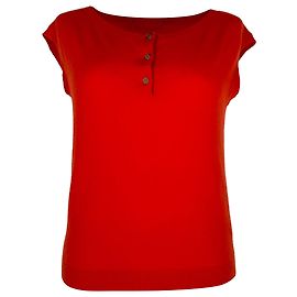 Tory Burch ärmelloses Stricktop aus rotem Kaschmir Rot