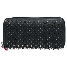 Christian Louboutin Panettone Spiked Leather Negro
