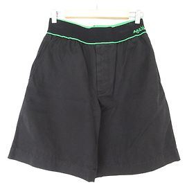 Bottega Veneta Waist Logo Easy Shorts Black