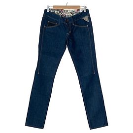 Autre Marque REPLAY Double Knee Jeans aus Baumwolle Blau