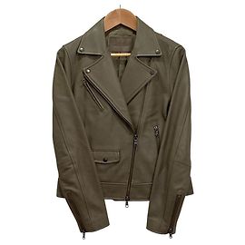 Autre Marque Casaco Double Riders em pele de cordeiro green label relaxing Marrom Outro