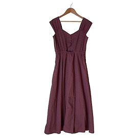 Autre Marque Robe à épaules dénudées en dentelle mixte COEL Violet