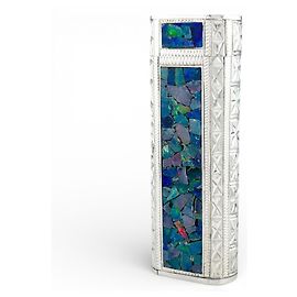 Briquet Cartier Mosaic Argenté