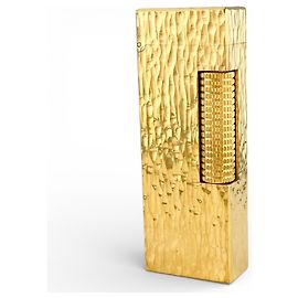 Alfred Dunhill Encendedor Dunhill de metal dorado Dorado