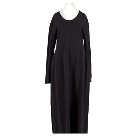Autre Marque Vestido largo de algodón negro GIA STUDIOS Negro
