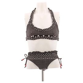 Autre Marque Bikini marrone a pois Marrone