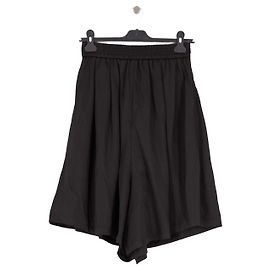 Autre Marque Schwarze weite Shorts aus Viscose Schwarz