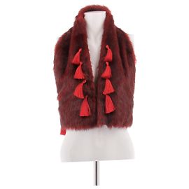 Autre Marque Roter Schal Accessoire Rot