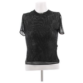Top trasparente nero Blumarine Nero
