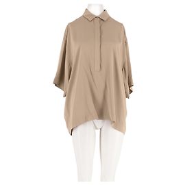 Autre Marque THE FRANKIE SHOP Polohemd beige Regular Fit Beige