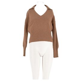 Reformation Pull en cachemire marron Marron