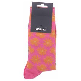 Meias Jacquemus de algodão rosa Rosa