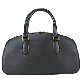 Borsa Louis Vuitton Jasmine in pelle Epi Noir Nero