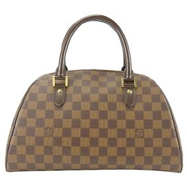 Borsa a mano Louis Vuitton Rivera MM Marrone Damier ebene
