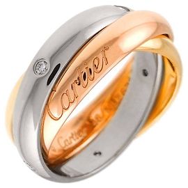 Bague Cartier Trinity MM #46 avec Diamants Autre