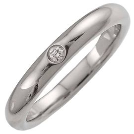 Autre Marque Tiffany & Co. Platin-Stacking-Ring mit Diamant Andere