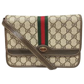 Borsa a tracolla Gucci Old, Sherry Line Marrone