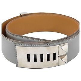 Hermès Cinto de couro para mulher HERMES - Collier de Chien Azul
