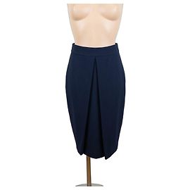 Gonna Midi Blu Navy Jean Paul Gaultier Blu scuro