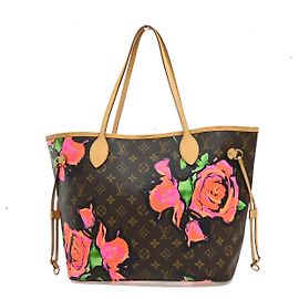 Louis Vuitton Neverfull Limited Edition Monogram Roses MM Multicolore