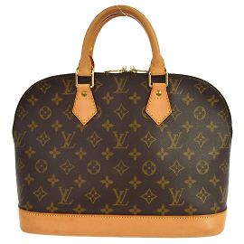 Louis Vuitton Alma Monogram Canvas PM Marrom