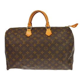 Louis Vuitton Speedy Monogram Canvas 40 Brown