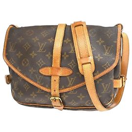 Louis Vuitton Saumur Monogram Canvas 30 Marrone