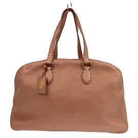 Fendi Selleria Handle Leather Pink