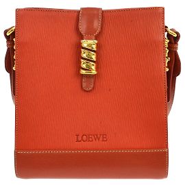 Bolso de hombro Loewe Velazquez de piel Roja