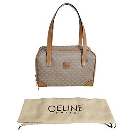 Céline Bolso Mini Celine - Triomphe Macadam Brown Castaño