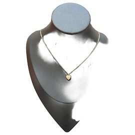 Collier Cœur en Diamants Cartier en Or Rose Rose Doré