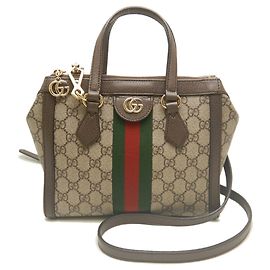 Gucci Small Tote Bag 547551 Brown Beige