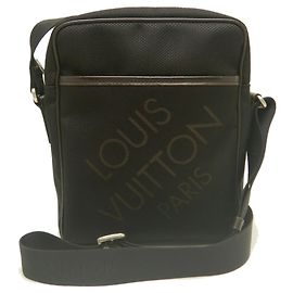 Louis Vuitton Damier Geant Citadin NM Shoulder Bag Black