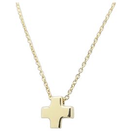 Autre Marque Collana Tiffany Roman Cross in oro giallo 18K Altro