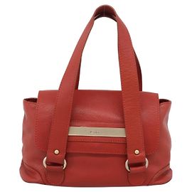 Chloé Sac à main Chloe en cuir Rouge