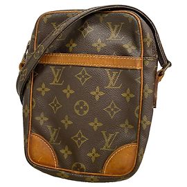 Louis Vuitton Monogram Danube Shoulder Bag Brown