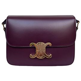 Céline Sac à épaule Celine Triomphe Bourgogne Autre