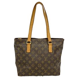 Saco Cabas Piano Monogram Louis Vuitton Marrom