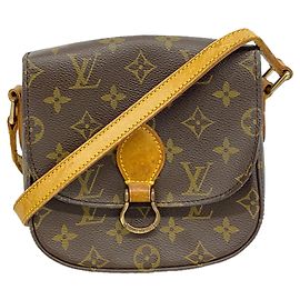 Louis Vuitton Mini Saint Cloud Shoulder Bag Brown