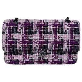 Borsa Chanel Classic Double Flap Medium in Tweed Altro