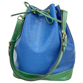 Borsa a tracolla Louis Vuitton Epi Noe Blu Altro