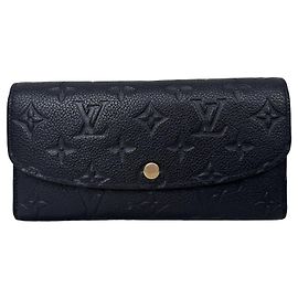 Louis Vuitton Emilie Portafoglio Pelle Empreinte Nera Altro