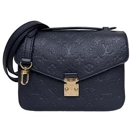 Louis Vuitton Pochette Métis Empreinte Noir Leather Handbag Other