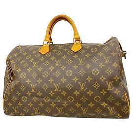 Bolso Louis Vuitton Monogram Speedy 40 Castaño