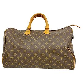 Bolso Louis Vuitton Monogram Speedy 40 Castaño