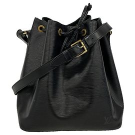 Borsa a tracolla Louis Vuitton Epi Petit Noé M44102 Nero