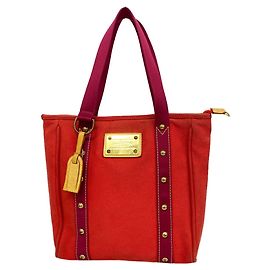Sac Cabas Louis Vuitton Antigua MM Rouge